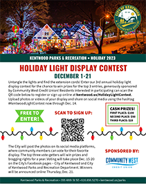 Holiday Light Contest Flyer thumbnail